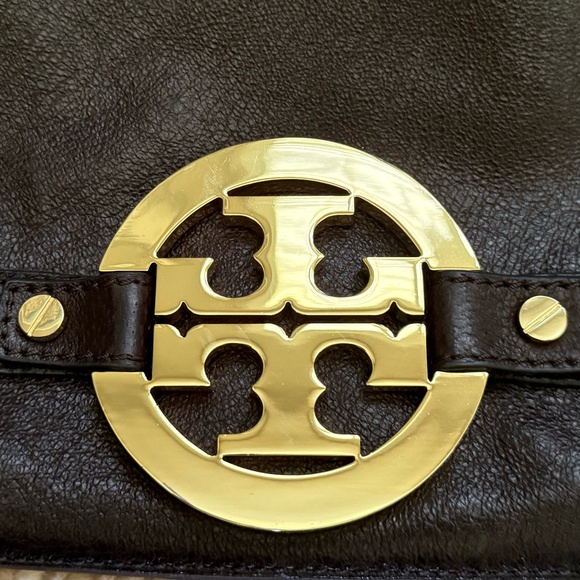 Tory Burch, Leather Shoulder Bag, Chocolate Brown - Picture 5 of 16
